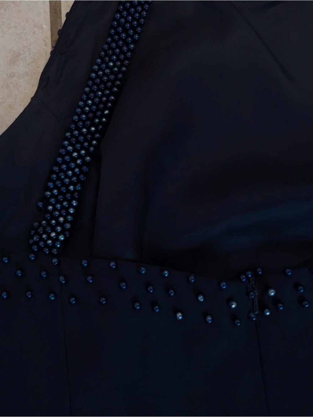 Vintage Beaded Halter Dress - Picture 15 of 15
